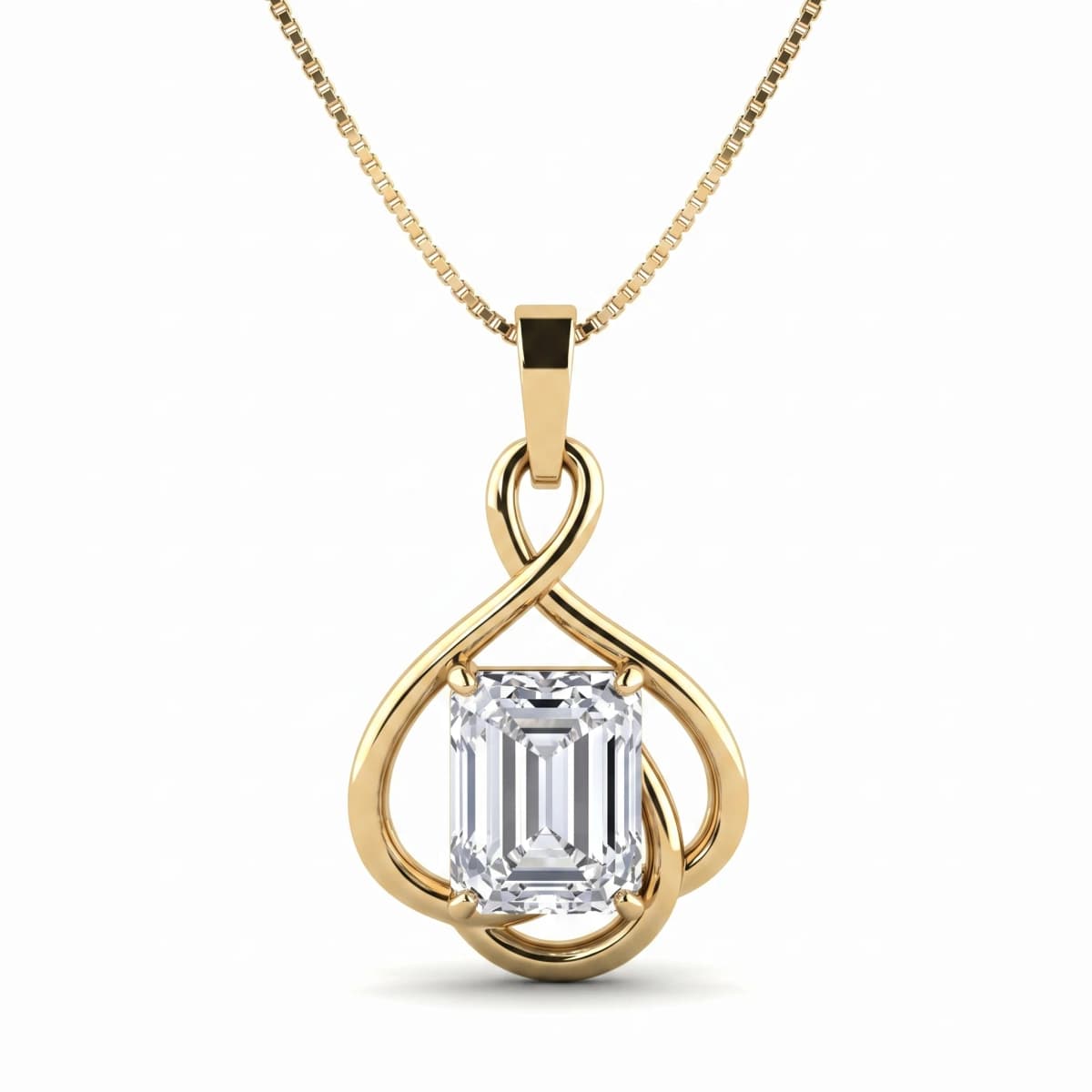 Belaroq Solara Muse Court Yellow Gold Zirconia Pendant