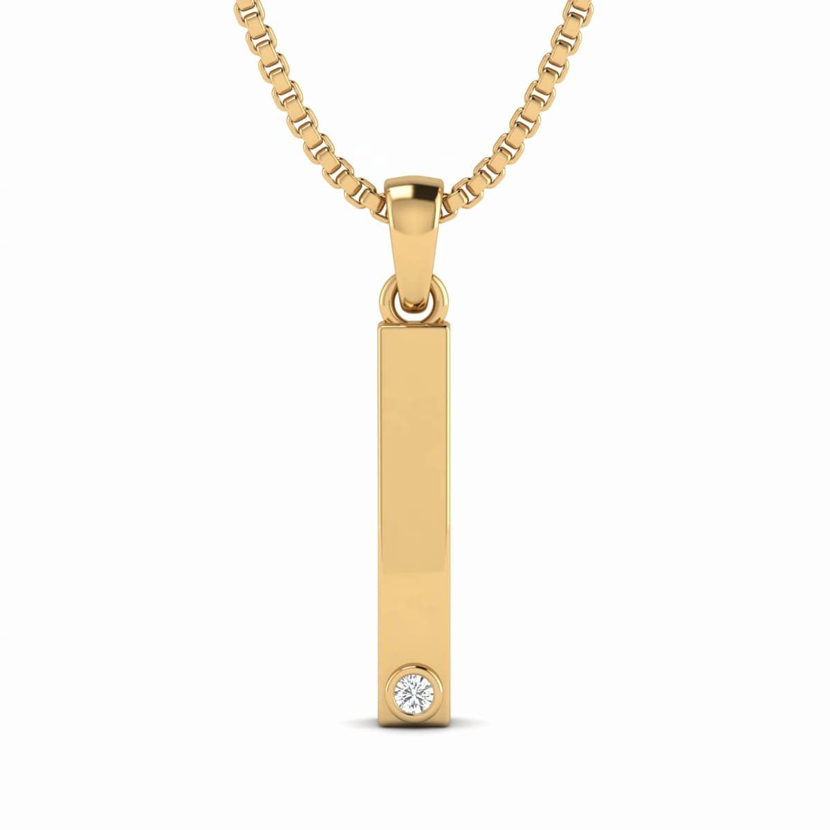 Belaroq Celine Fleur Milgrain Yellow Gold Pendant