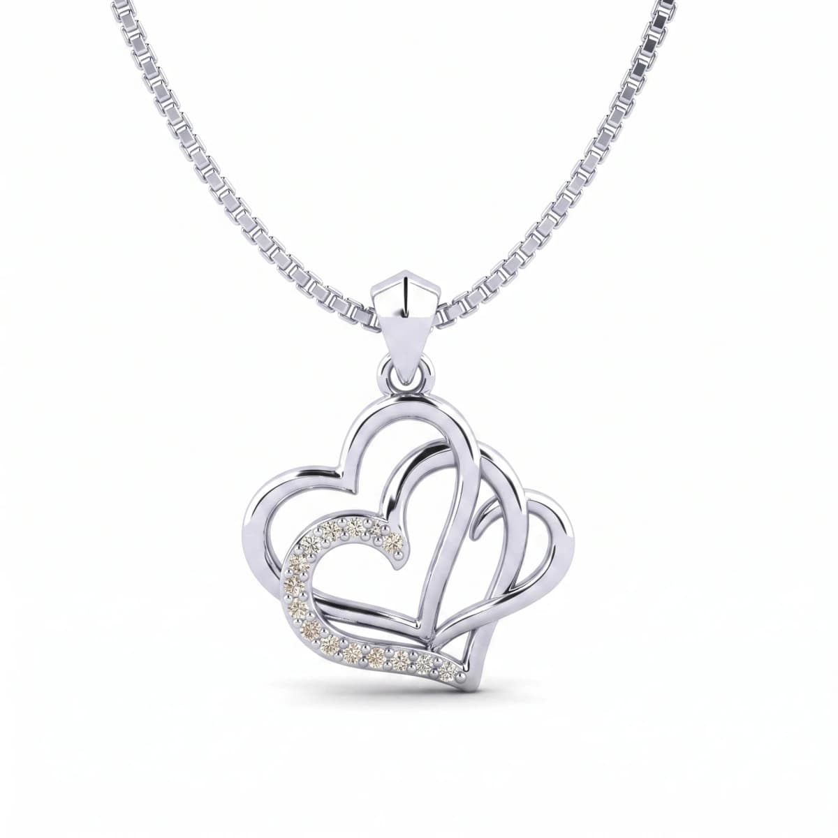 Belaroq Serena Maris Noble Silver Diamond Pendant