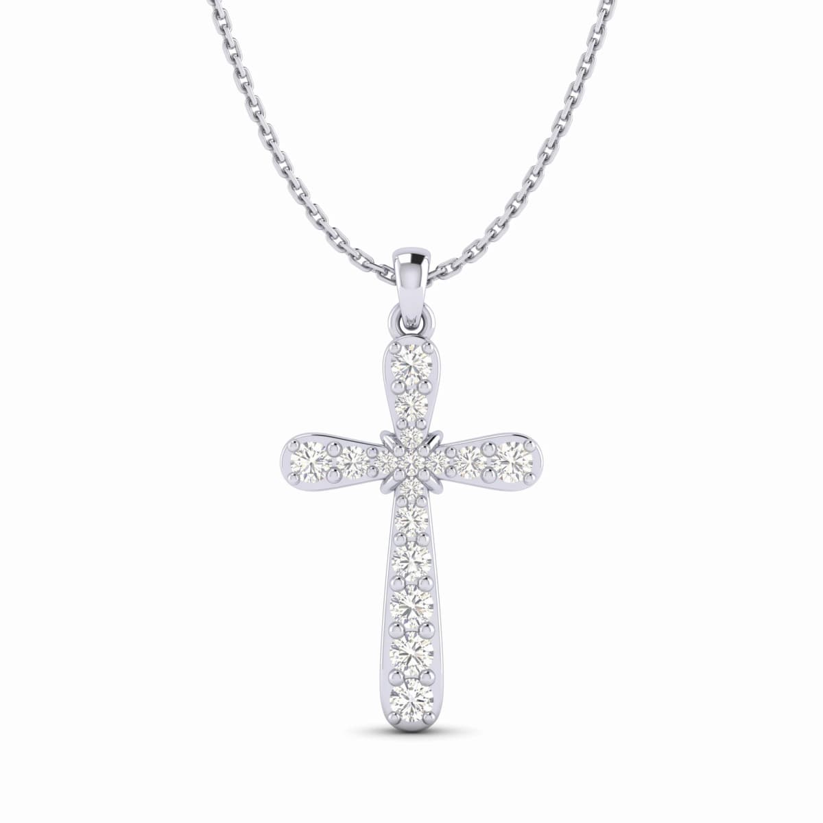 Belaroq Celestia Bloom Couture White Gold Diamond Pendant