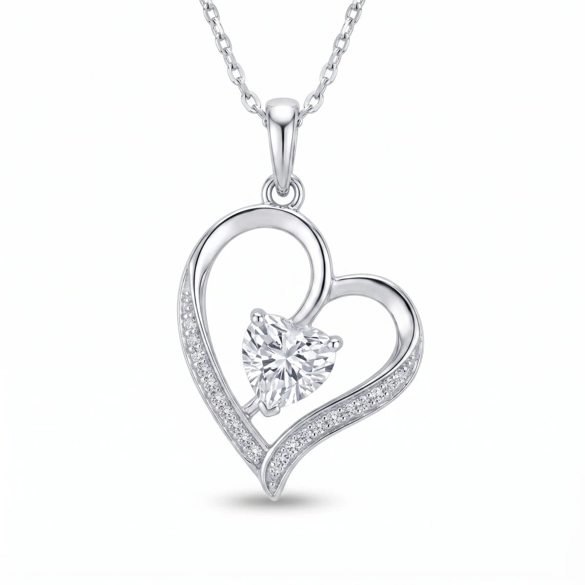 Belaroq Elysia Iris Muse Silver Diamond Pendant