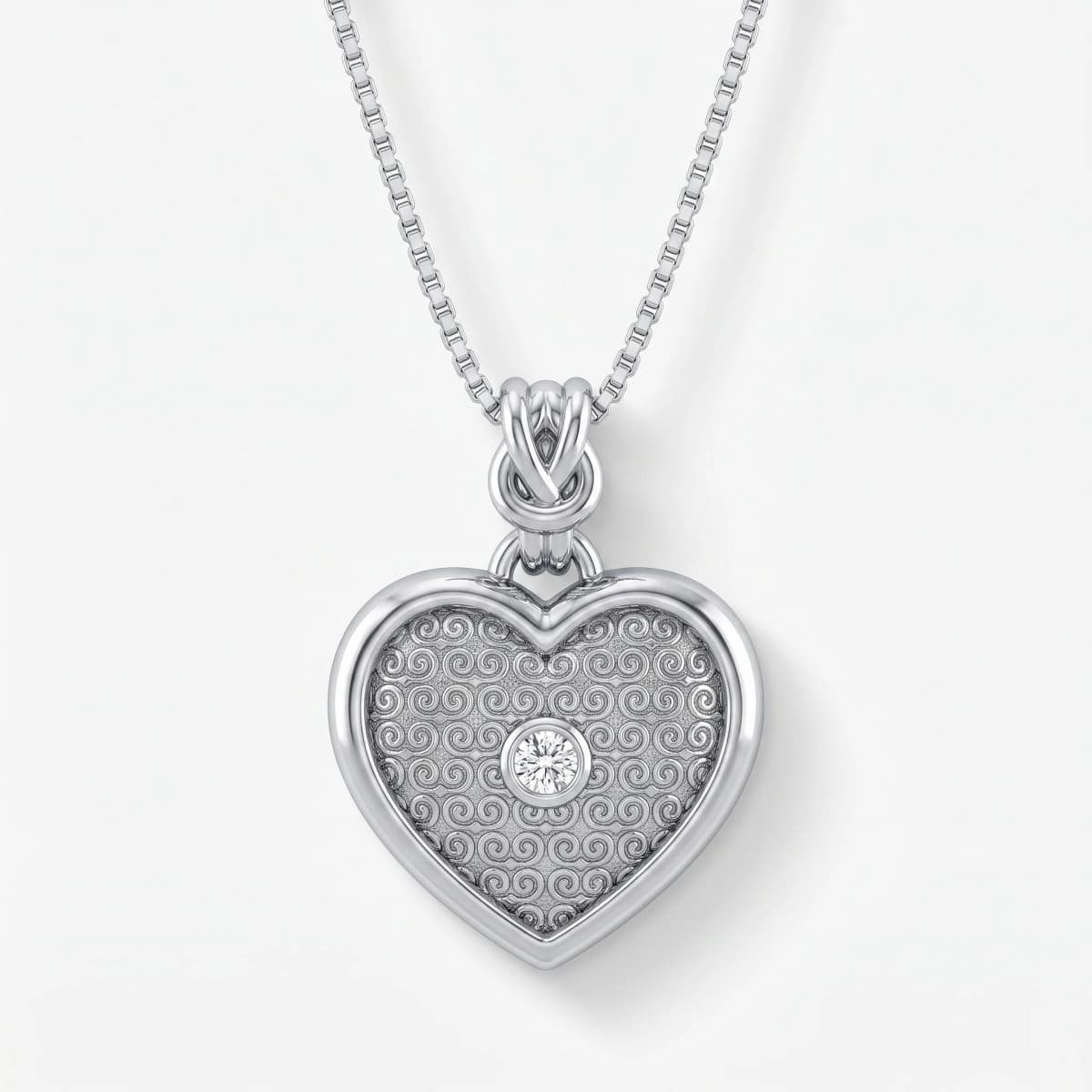 Belaroq Vesper Monarch Monde Silver Diamond Pendant