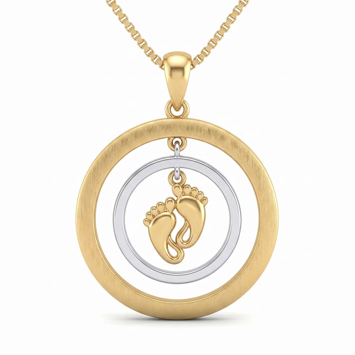 Belaroq Sabine Veil Atelier Two Tone Gold Pendant