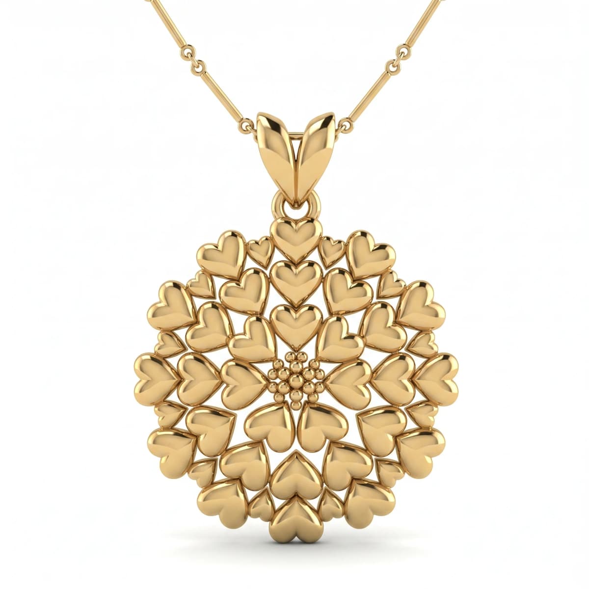 Belaroq Valora Orchid Vow Yellow Gold Pendant