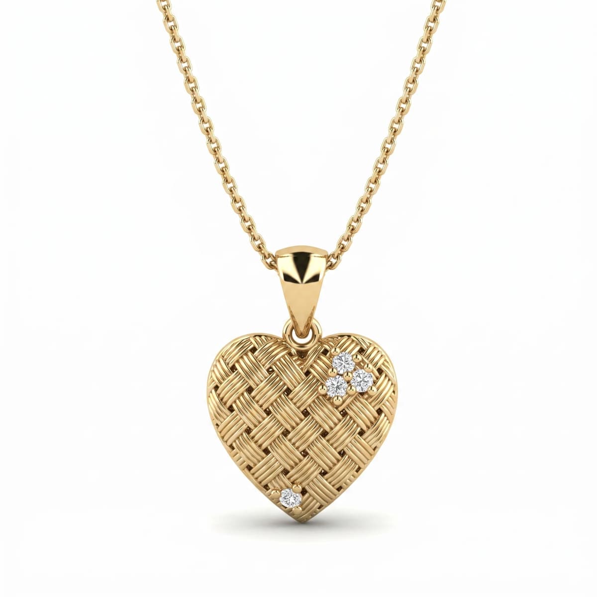 Belaroq Orielle Meadow Maison Yellow Gold Lab Diamond Pendant