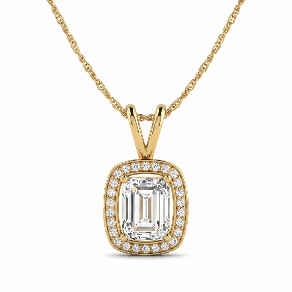 Belaroq Valenne Mist Velvet Yellow Gold Diamond Pendant