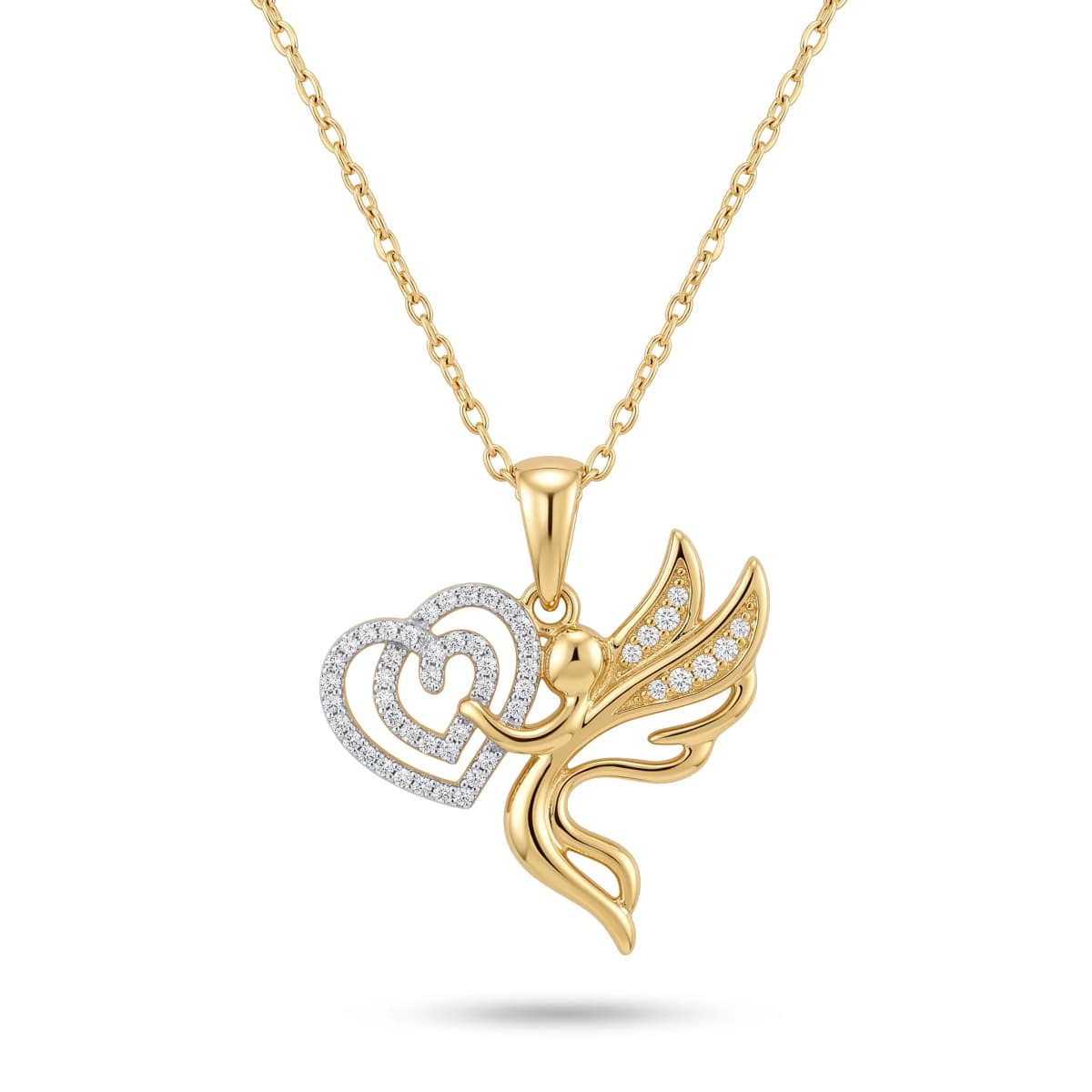 Belaroq Liora Charm Gala Yellow Gold Diamond Necklace