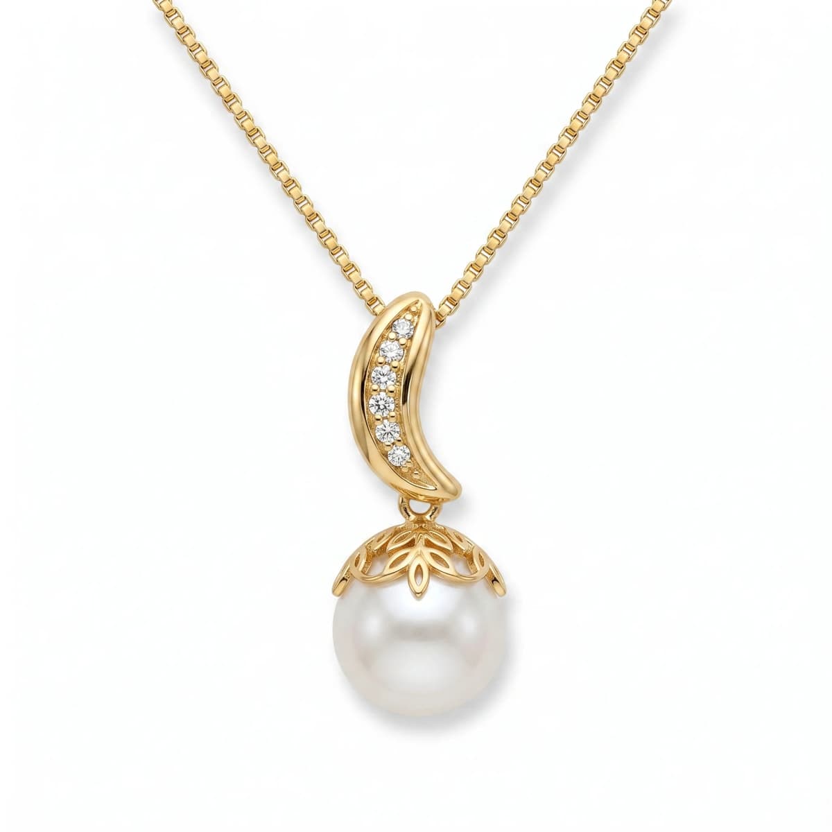 Belaroq Celestia Bloom Eclat Yellow Gold Diamond Pendant