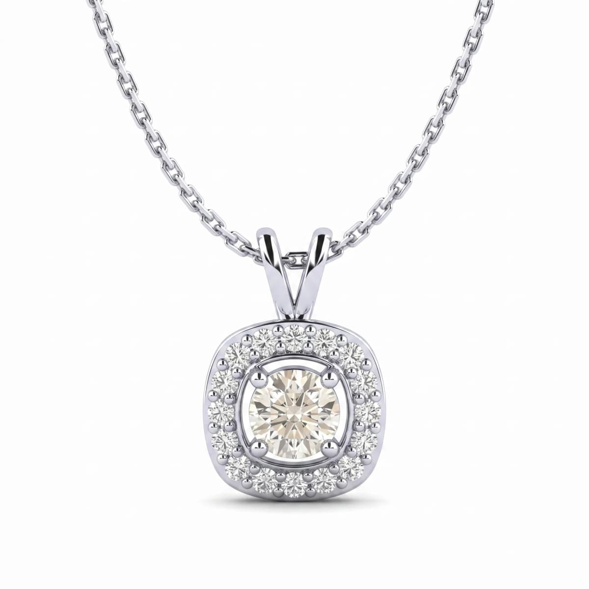 Belaroq Vesper Monarch Duchess White Gold Diamond Pendant