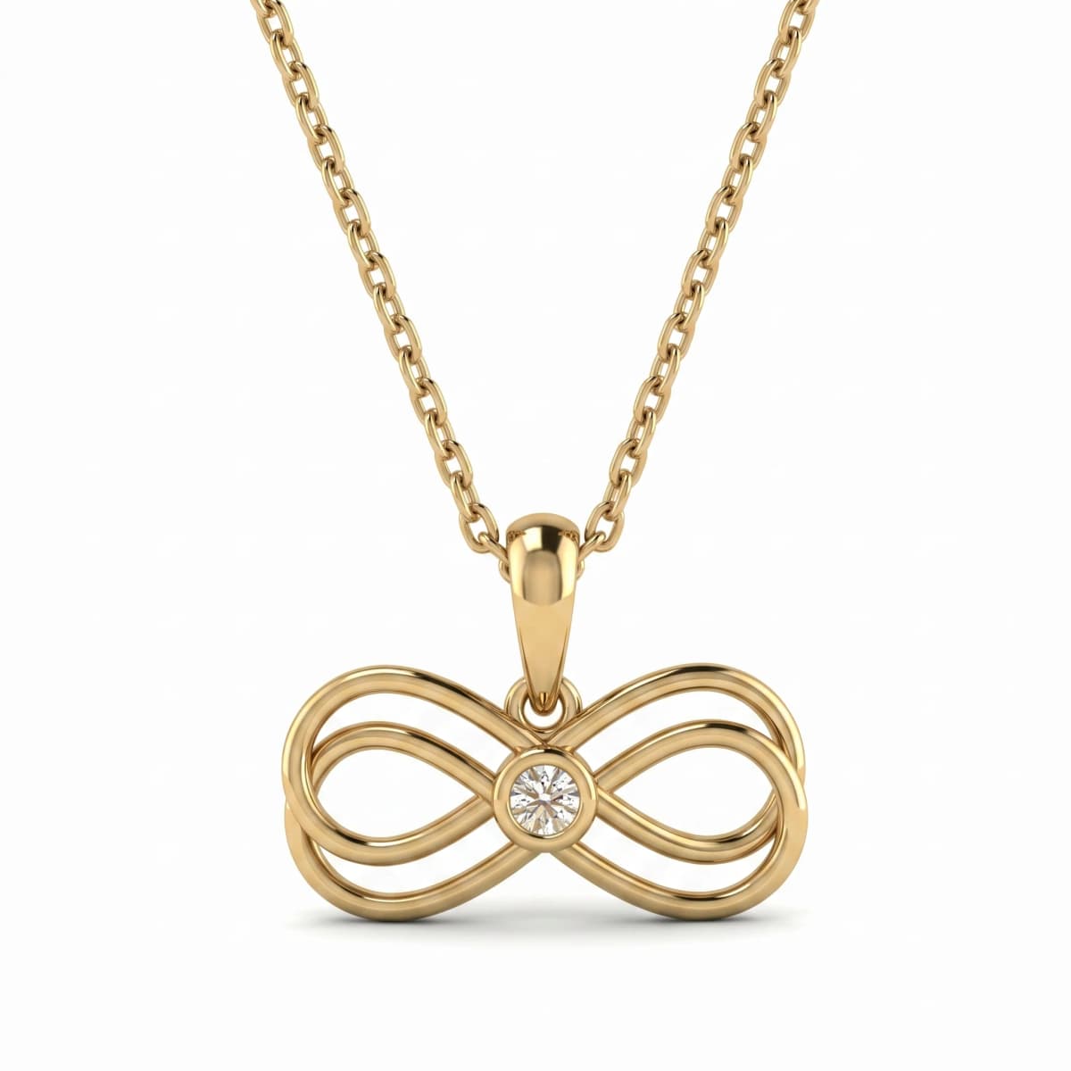 Belaroq Marella Echo Aurum Yellow Gold Diamond Necklace