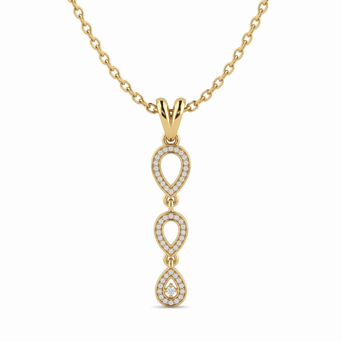 Belaroq Aveline Oath Maison Yellow Gold Diamond Pendant