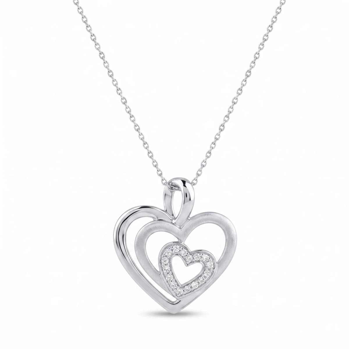 Belaroq Solara Muse Velvet White Gold Diamond Pendant