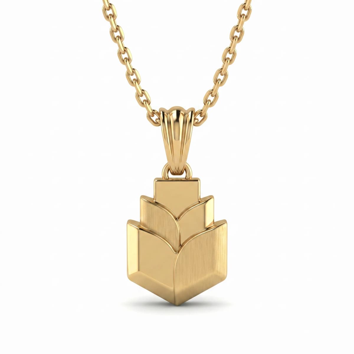 Belaroq Celine Fleur Adorn Yellow Gold Pendant