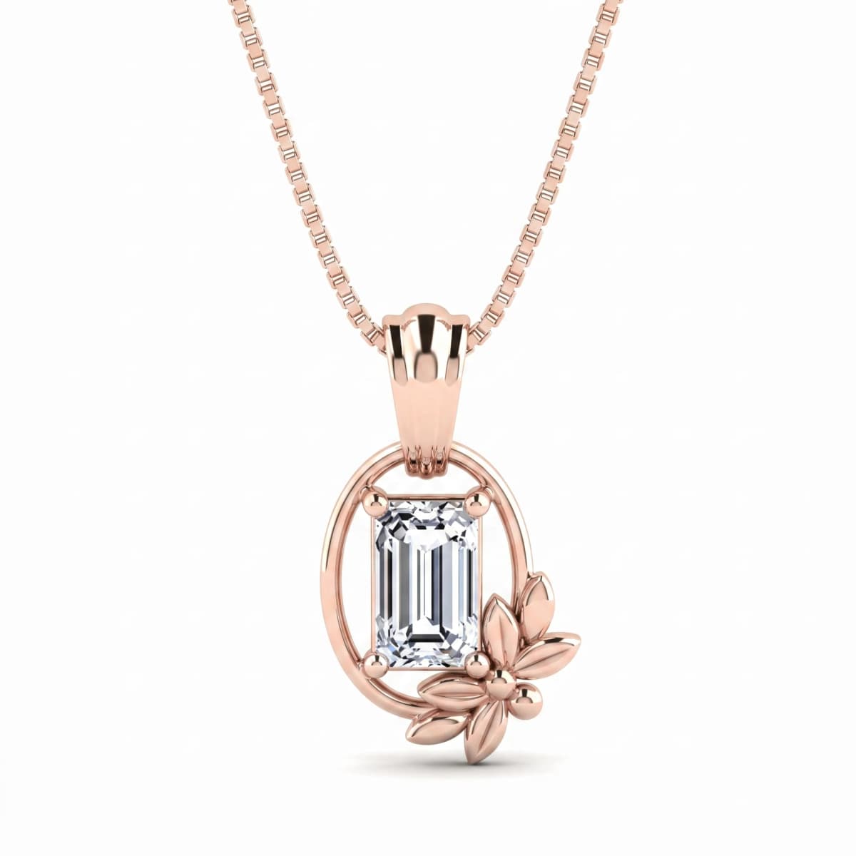 Belaroq Mireya Pearl Aurum Rose Gold Zirconia Pendant