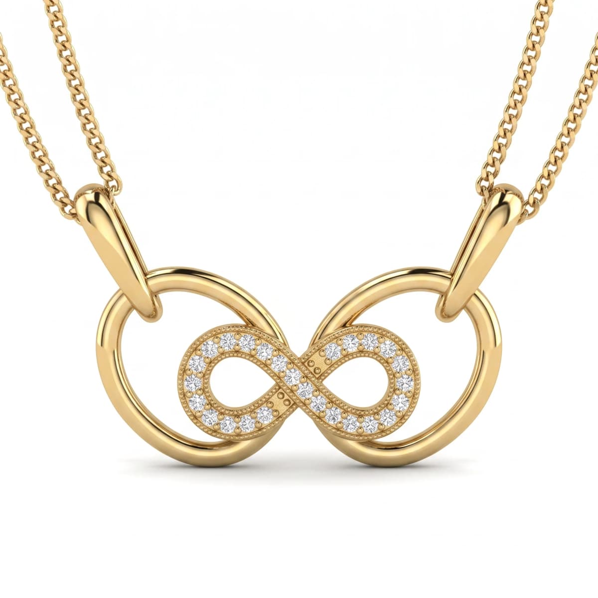 Belaroq Isolde Mira Maison Yellow Gold Diamond Necklace