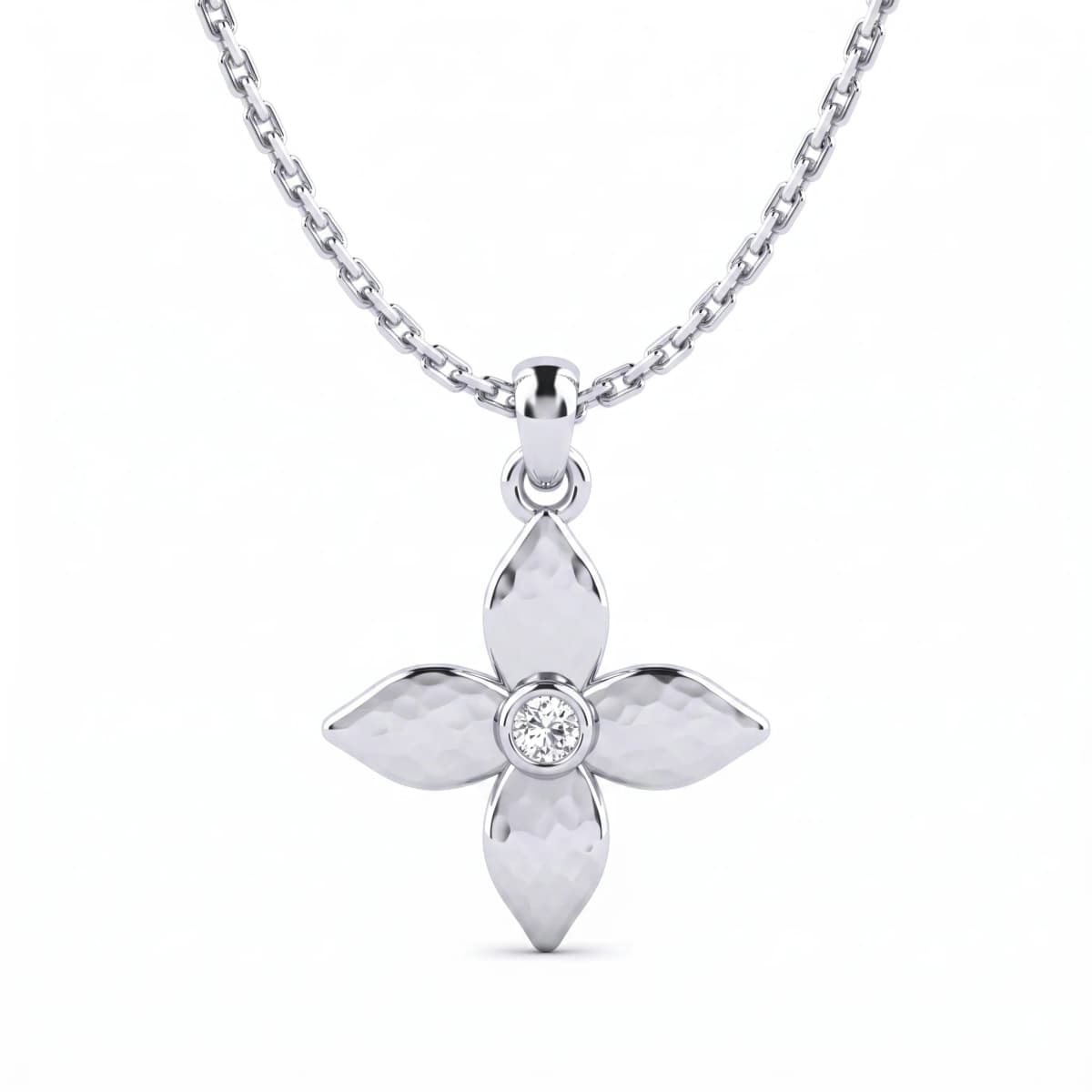 Belaroq Clarion Helio Opus Silver Diamond Pendant