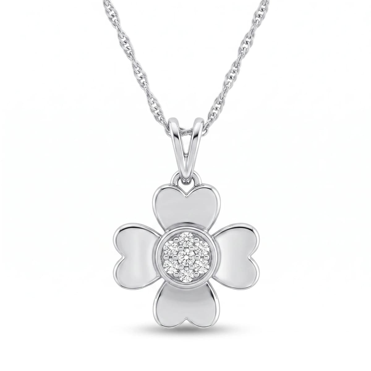Belaroq Vesper Monarch Rive Silver Diamond Pendant
