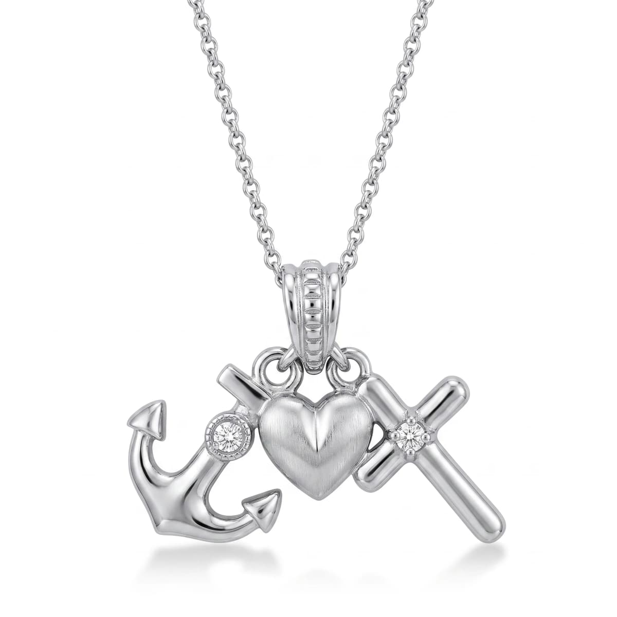 Belaroq Arielle Dawn Noir White Gold Diamond Pendant