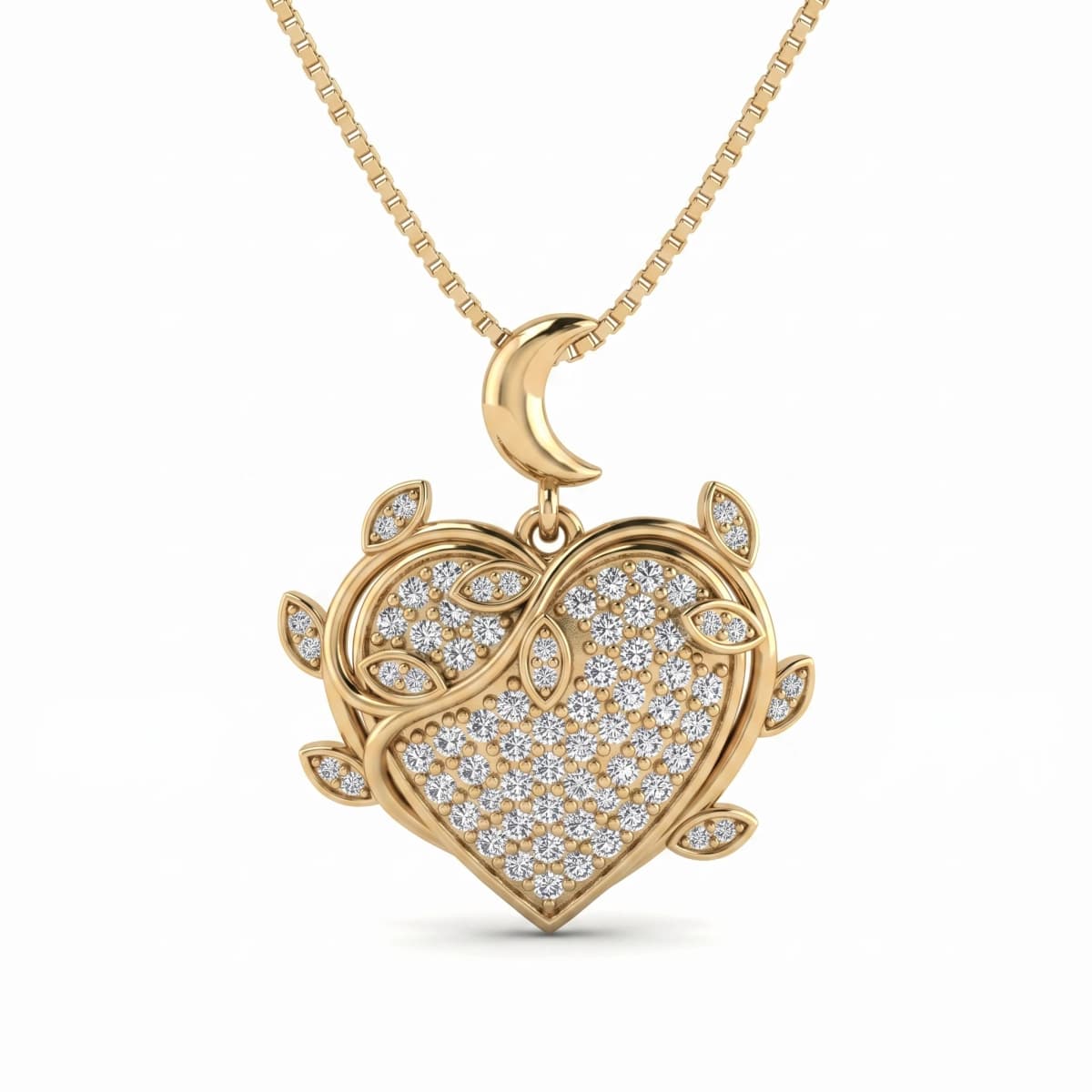 Belaroq Novelle Ember Regal Yellow Gold Zirconia Pendant