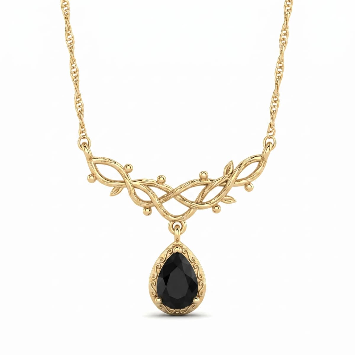 Belaroq Aurette Star Monde Yellow Gold Diamond Necklace