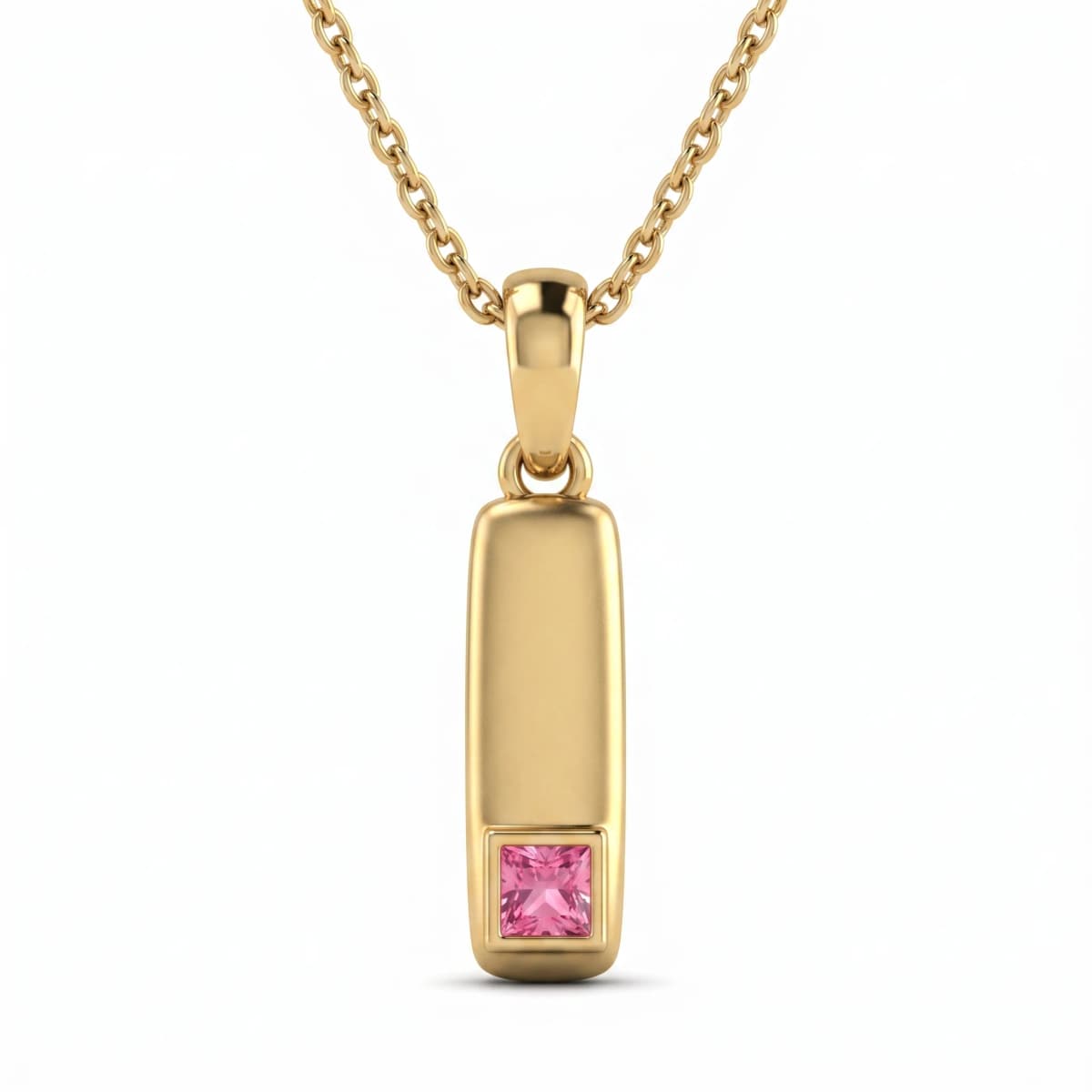 Belaroq Aria Compass Milgrain Yellow Gold Pendant
