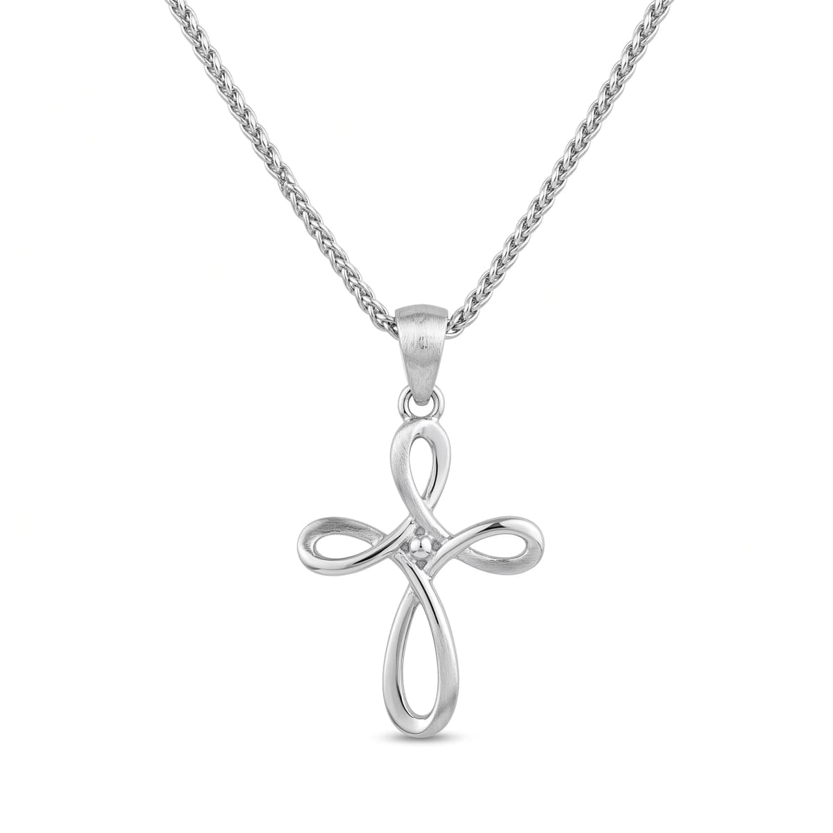Belaroq Amara Wave Noble White Gold Pendant