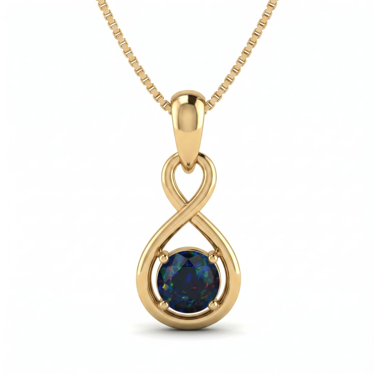 Belaroq Orielle Meadow Opus Yellow Gold Opal Pendant
