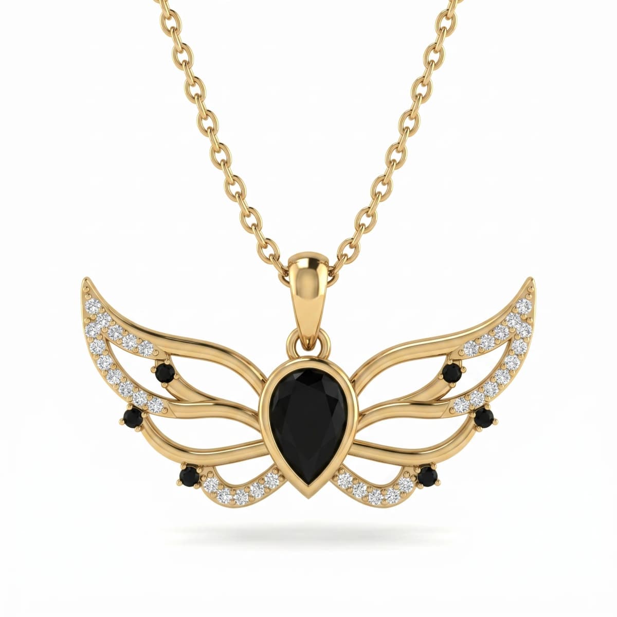 Belaroq Mirielle Grace Adorn Yellow Gold Diamond Pendant