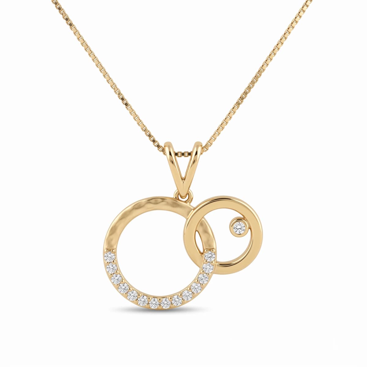 Belaroq Asteria Spire Eclat Yellow Gold Lab Diamond Necklace