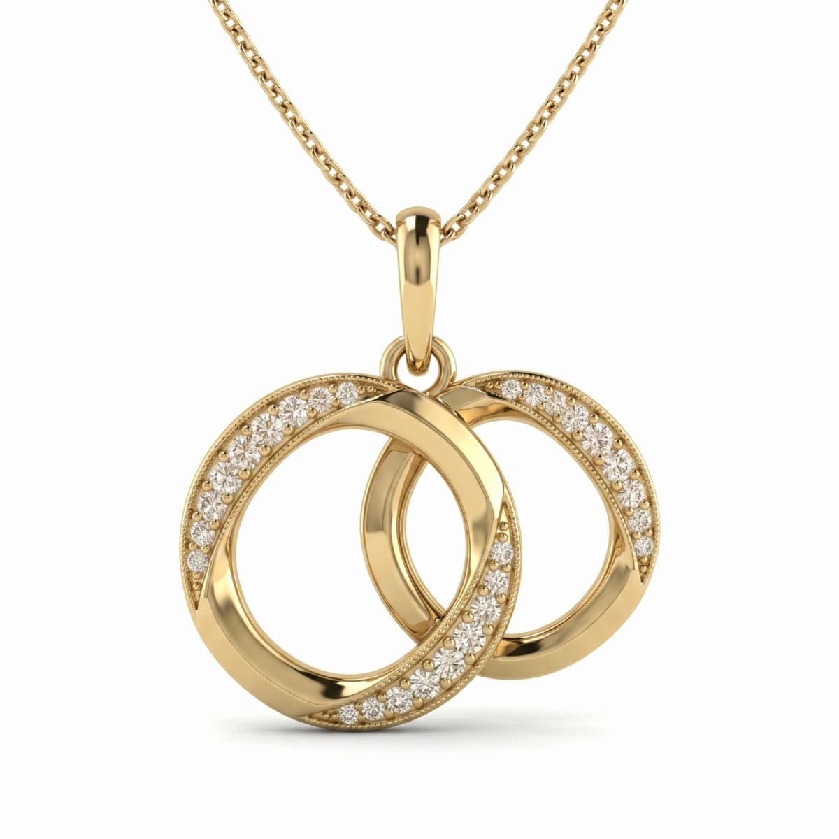 Belaroq Ilaria Sonata Muse Yellow Gold Diamond Necklace