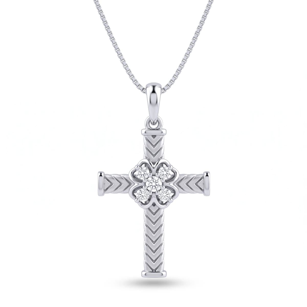 Belaroq Aurelia Flare Maison White Gold Diamond Pendant