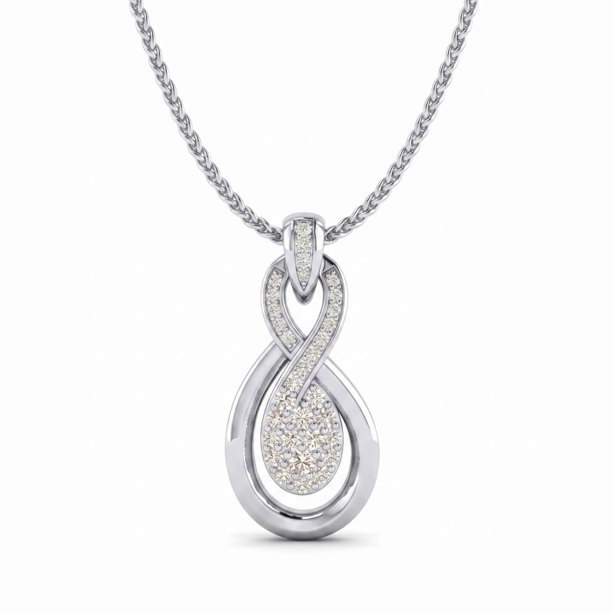 Belaroq Sabine Veil Serein Fine Metal Diamond Pendant