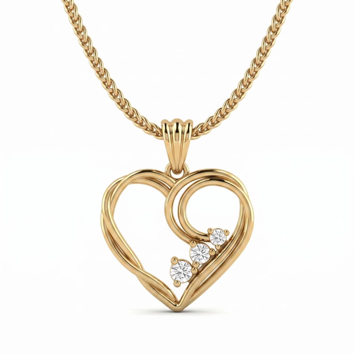 Belaroq Serena Maris Whisper Yellow Gold Diamond Pendant