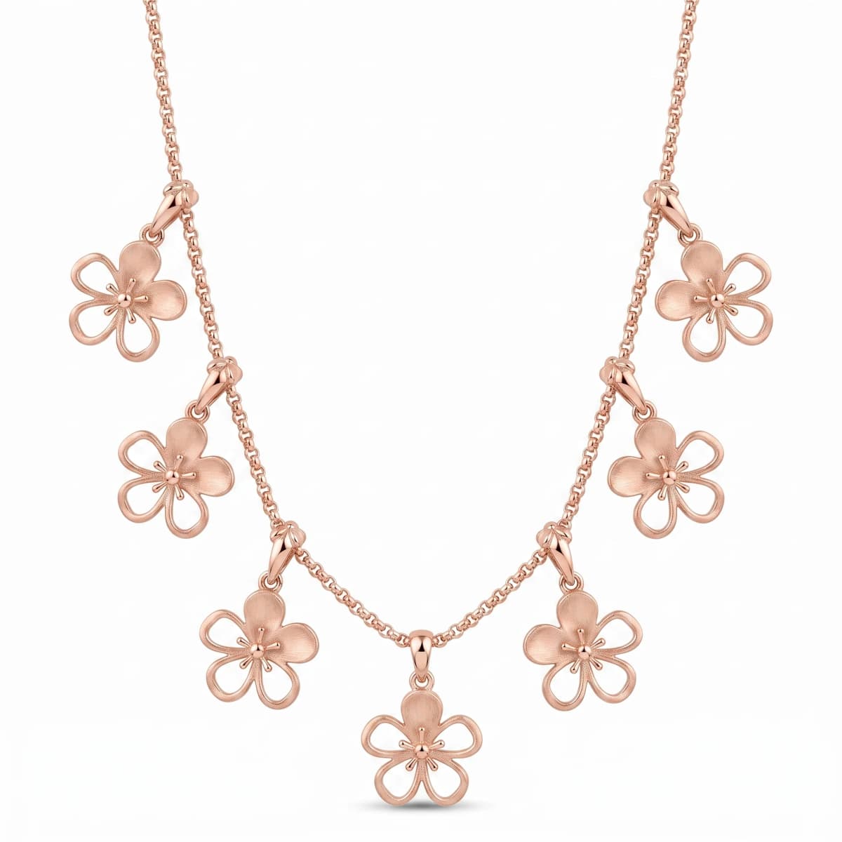 Belaroq Solene Lyric Dore Rose Gold Necklace