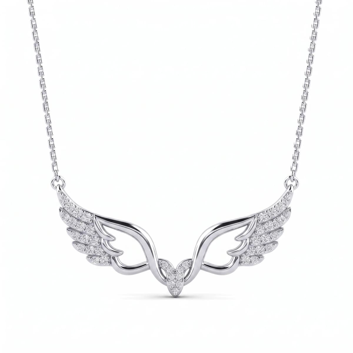 Belaroq Alira Crown Fable White Gold Lab Diamond Necklace