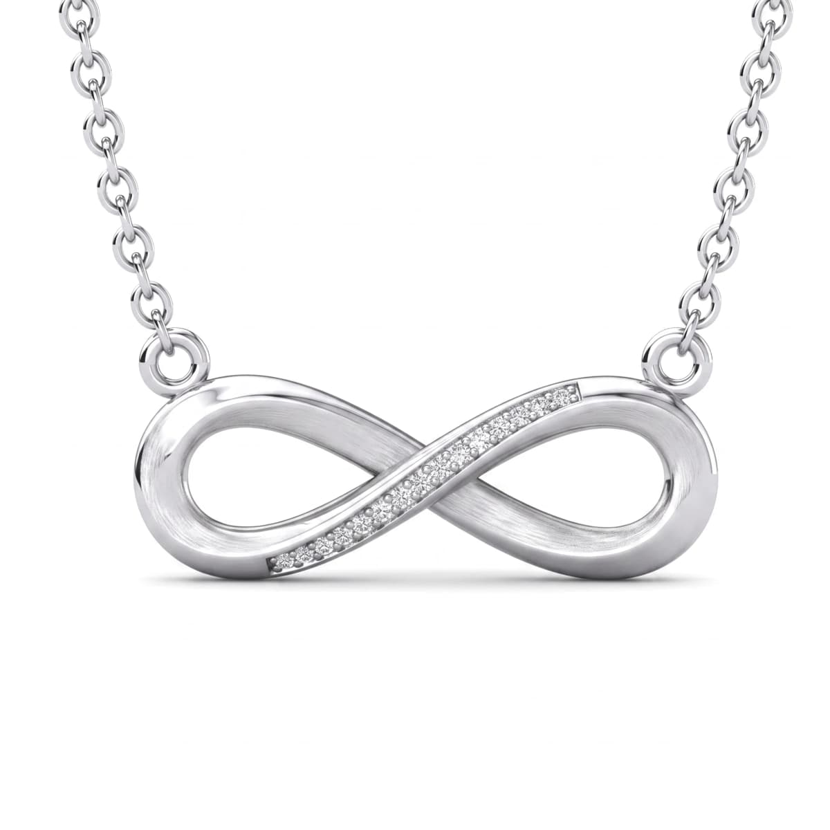 Belaroq Celine Fleur Mode White Gold Necklace