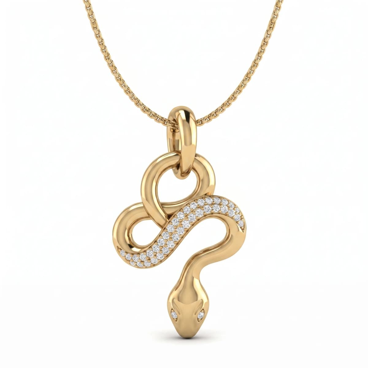 Belaroq Valora Orchid Regal Yellow Gold Lab Diamond Necklace