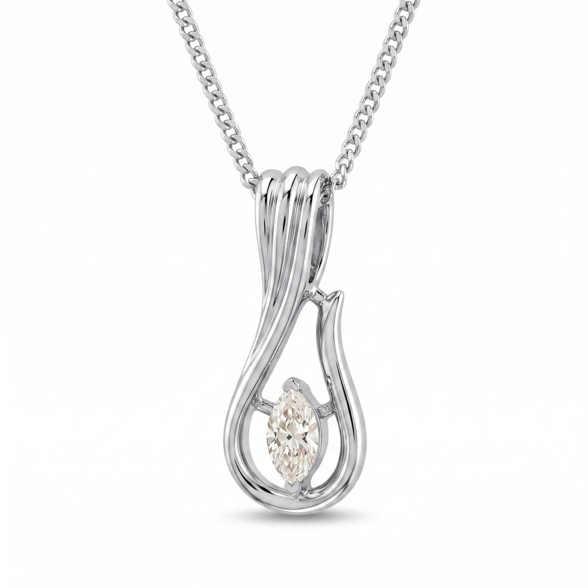 Belaroq Avalon Ciela Maison White Gold Lab Diamond Pendant