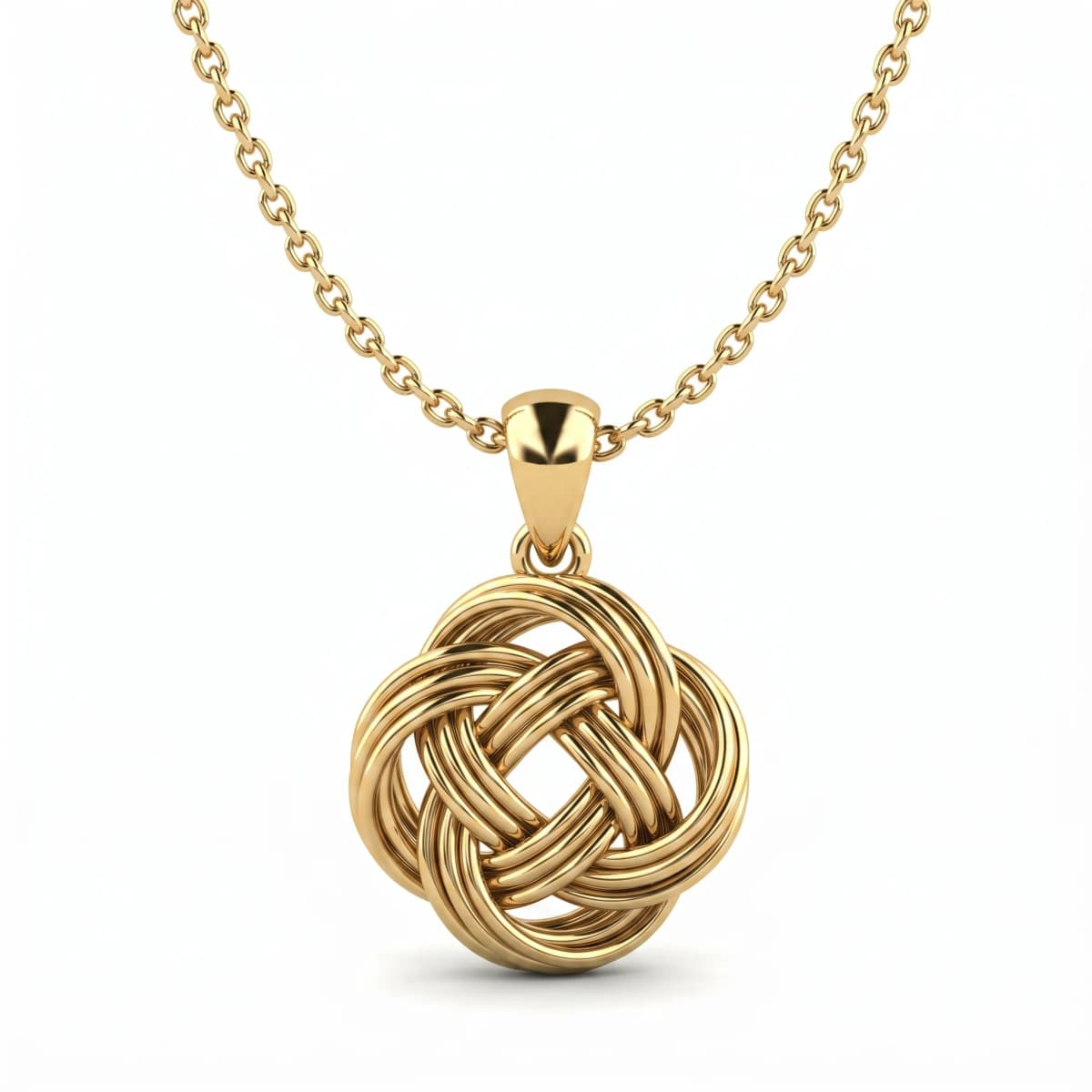 Belaroq Seraphine Sol Noir Yellow Gold Pendant