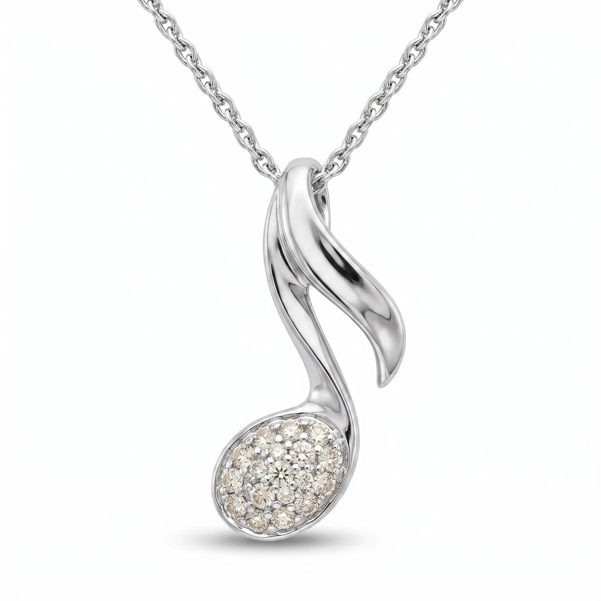 Belaroq Isolde Mira Aurum White Gold Diamond Pendant