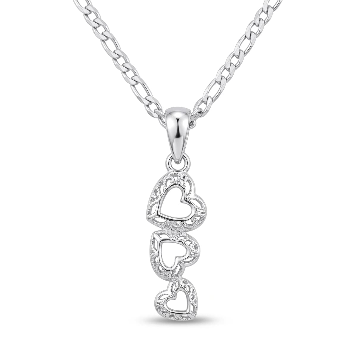 Belaroq Calenne Reed Lustre Silver Pendant