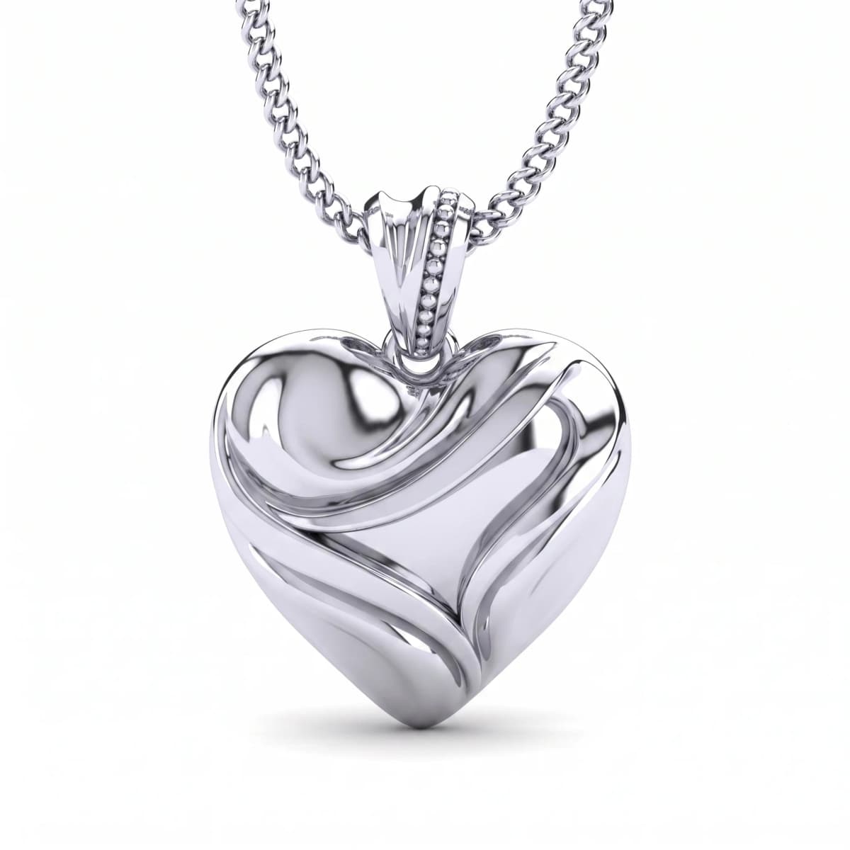 Belaroq Celeste Trellis Couture Silver Pendant