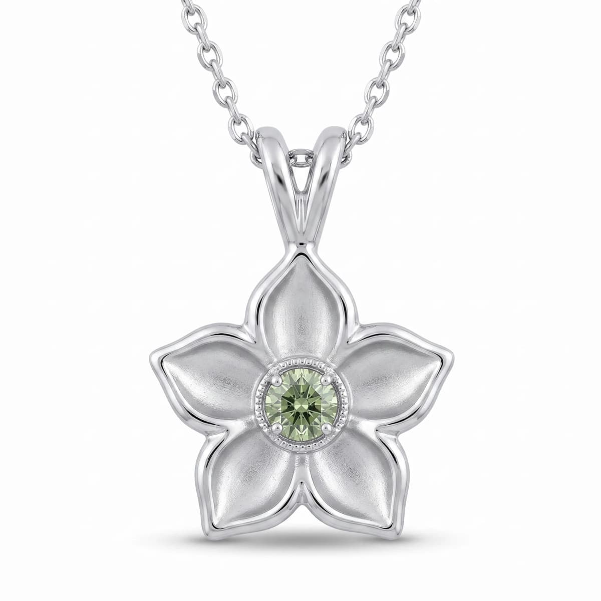 Belaroq Marielle Ribbon Eclat White Gold Diamond Pendant