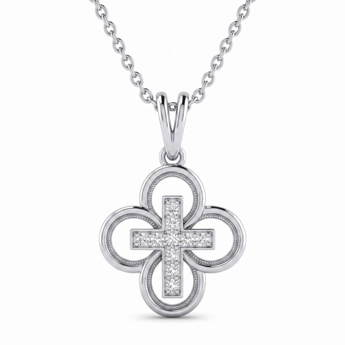 Belaroq Novelle Ember Aube White Gold Diamond Pendant