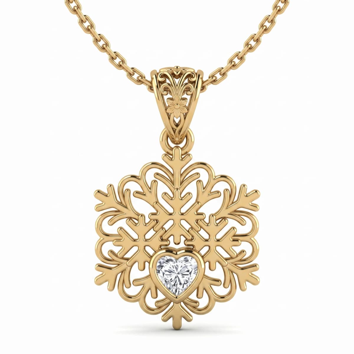 Belaroq Veyra Vista Bijou Yellow Gold Diamond Pendant