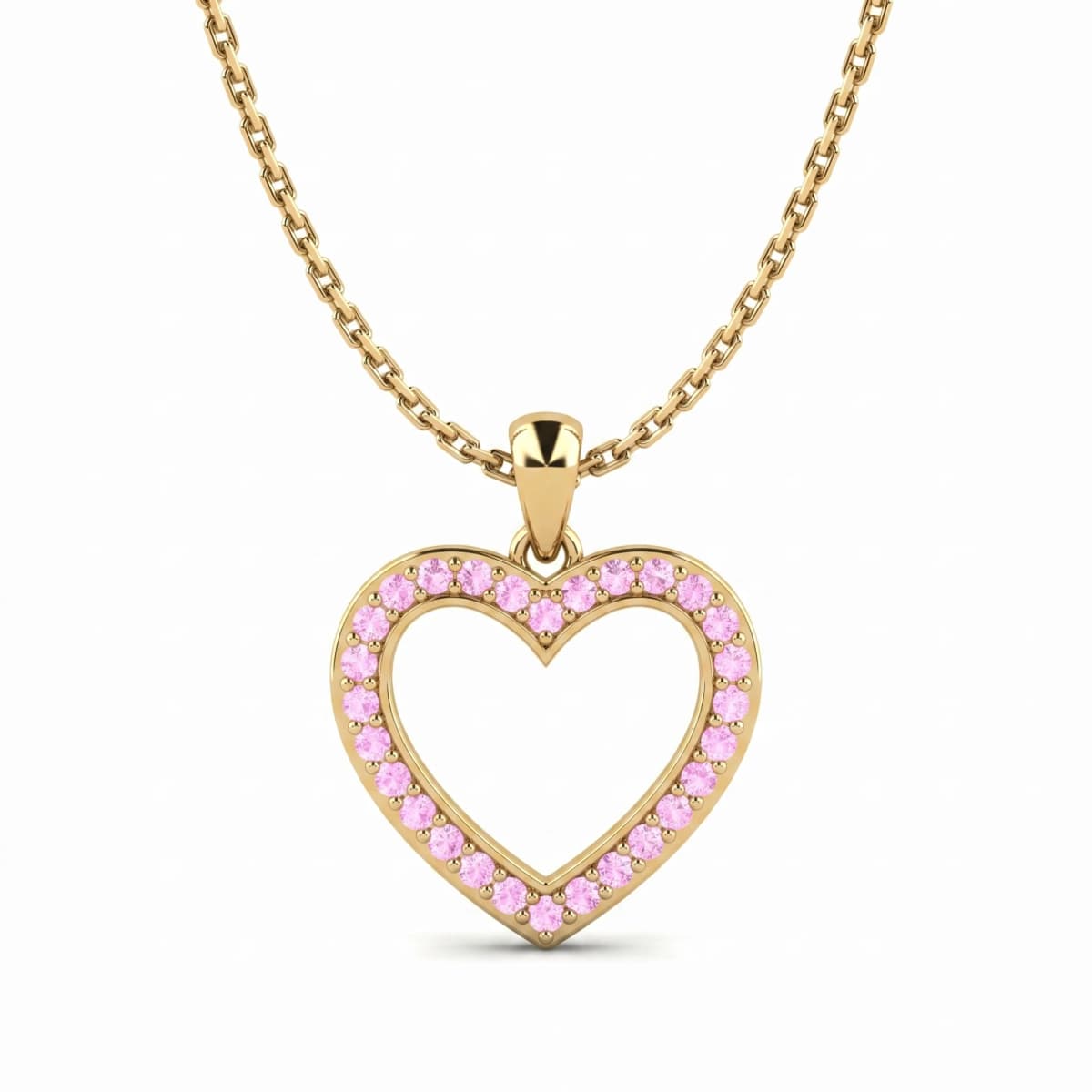 Belaroq Liora Charm Monde Yellow Gold Sapphire Pendant