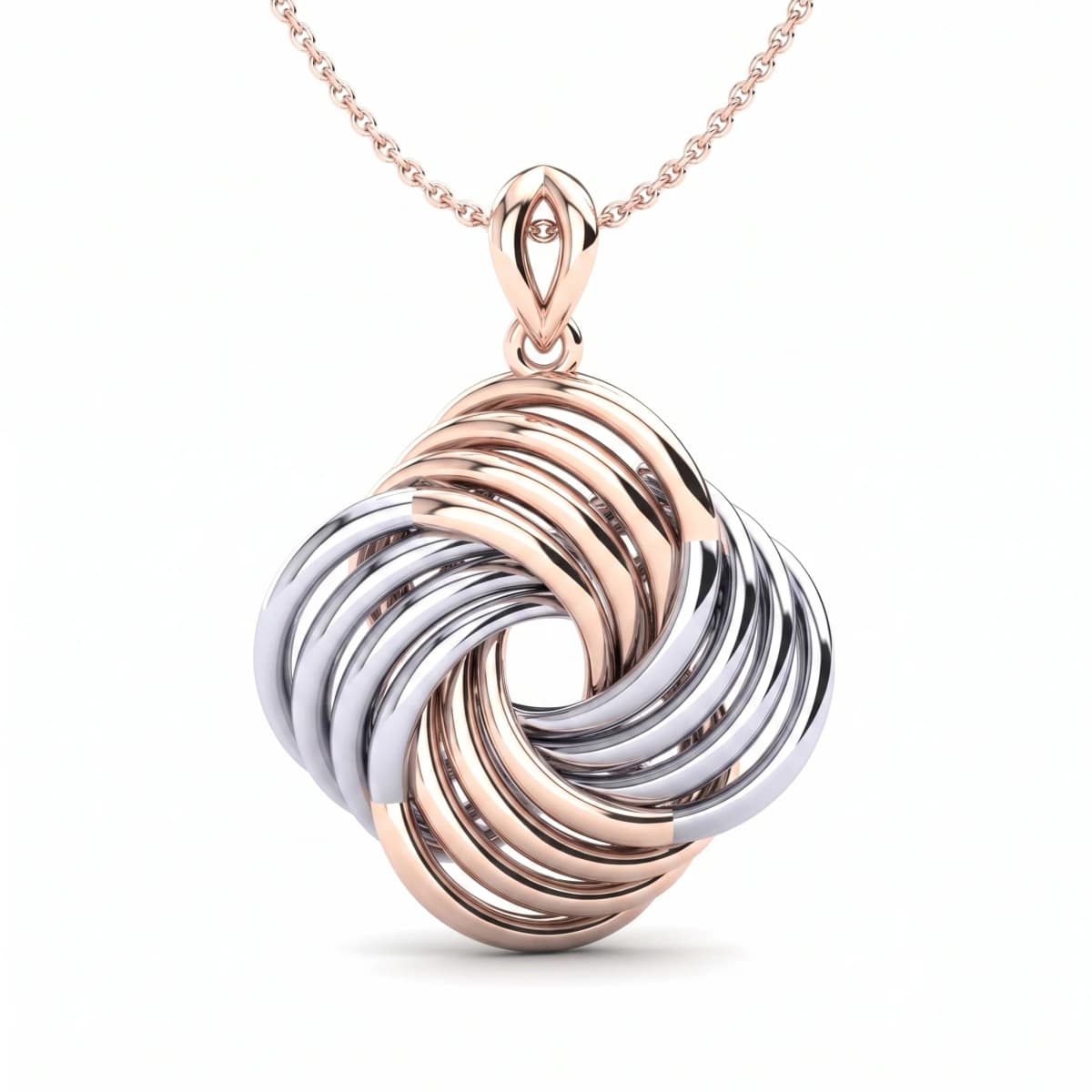 Belaroq Opaline Laurel Solstice Two Tone Gold Pendant