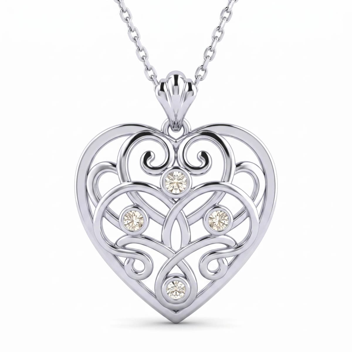 Belaroq Lucienne Breeze Couture White Gold Diamond Pendant