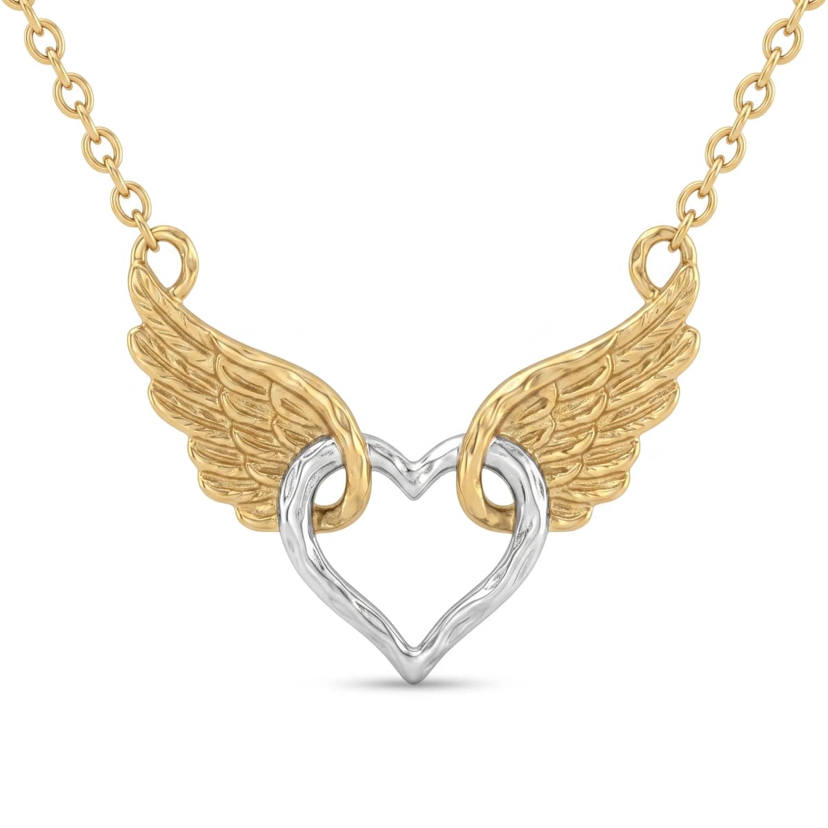 Belaroq Sabine Veil Court Two Tone Gold Necklace