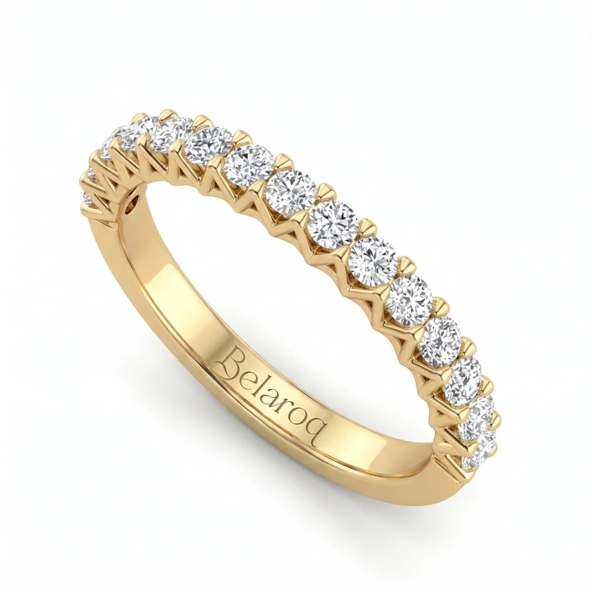 Belaroq Solara Ciela Aurum Yellow Gold Lab Diamond Ring